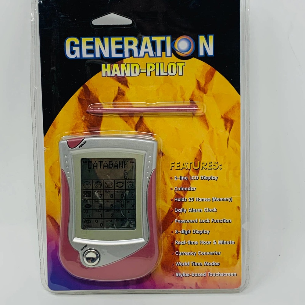 Generation Hand Pilot Data Bank Calendar Currency Converter World Time Modes NEW